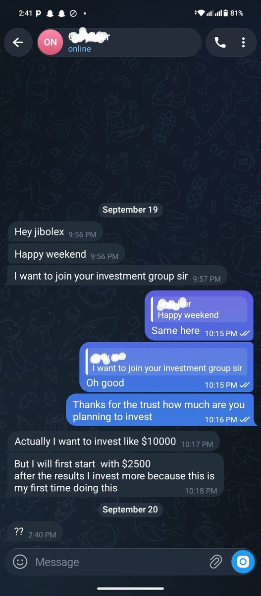 Jibolexfx's tweet photo. Another client conversation that made my day. 🤝📈

If you have capital but don't have the time to trade yourself, send me “START” and I’ll explain how it works

#Forex #ForexTrading #AccountManagement #ForexInvestor #Trading #Investing #WealthBuilding #FinancialMarkets https://t.co/QNrCywa2CM
