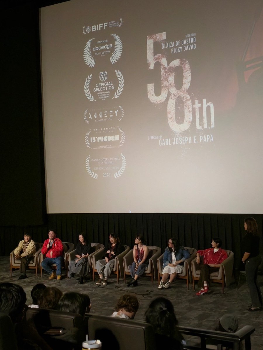 enjxlrs's tweet photo. Sharing some of the pics I took during the special screening of 58th starring @glaizaredux and the late Ricky Davao. The talkback was moderated by @karadavid and @atomaraullo

Sana maging nationwide ang screening ng 58th or magkaroon ng campus tour to show the film @GMAPictures https://t.co/h1J784buTC