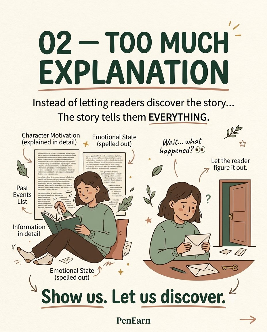 realPenEarn's tweet photo. Readers have a limit. 👀
Sometimes a story just doesn't make us want to continue.
And that's okay.
But knowing why readers leave can help writers create stories that keep people turning the page.
So readers:
What's the biggest reason you abandon a story?
And writers… https://t.co/Sl0p6xGDVq