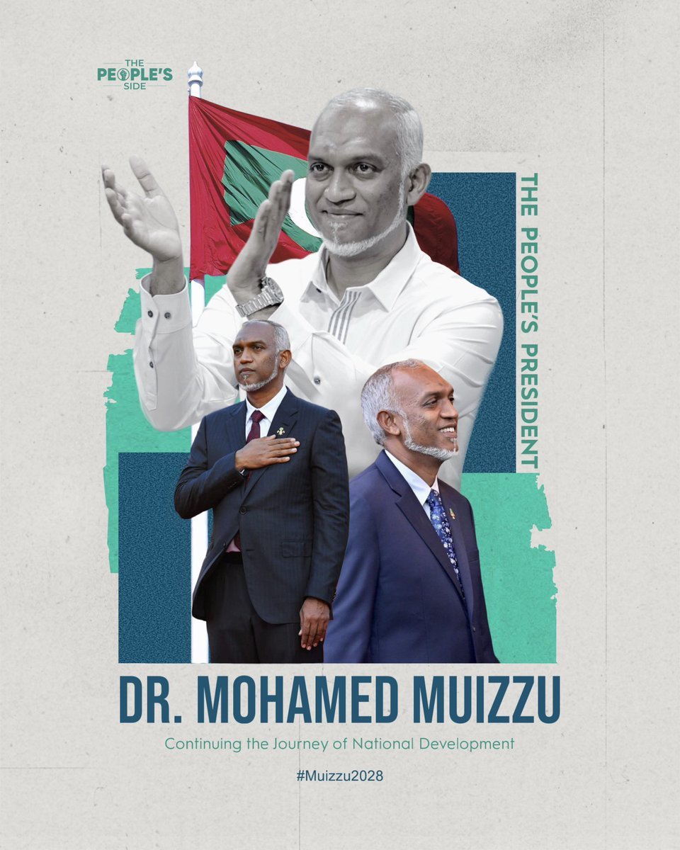 kevincosna's tweet photo. The people’s president 

@MMuizzu 
#Muizzu2028 https://t.co/HY498UWdE0