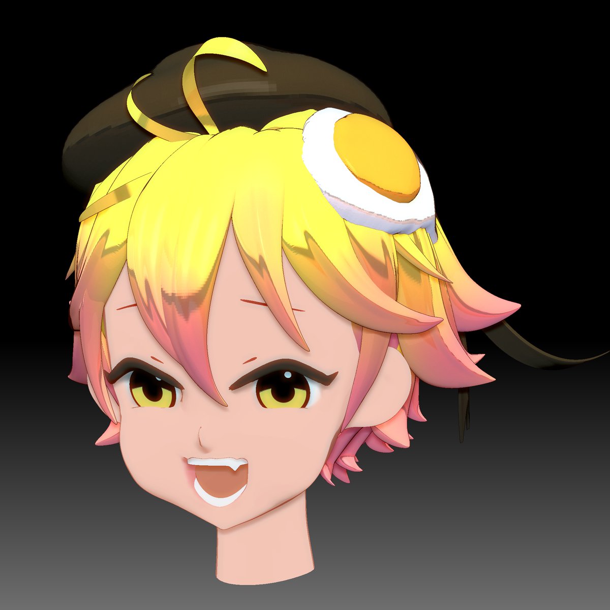 initial_K_aho's tweet photo. #zbrush #ぴーまるあーと #ぴーちゃん聞いて 
P丸様。の復習フィギュアを作っていくよ！
今回はメンタルチェンソーです！ https://t.co/xTEuNbJMXQ