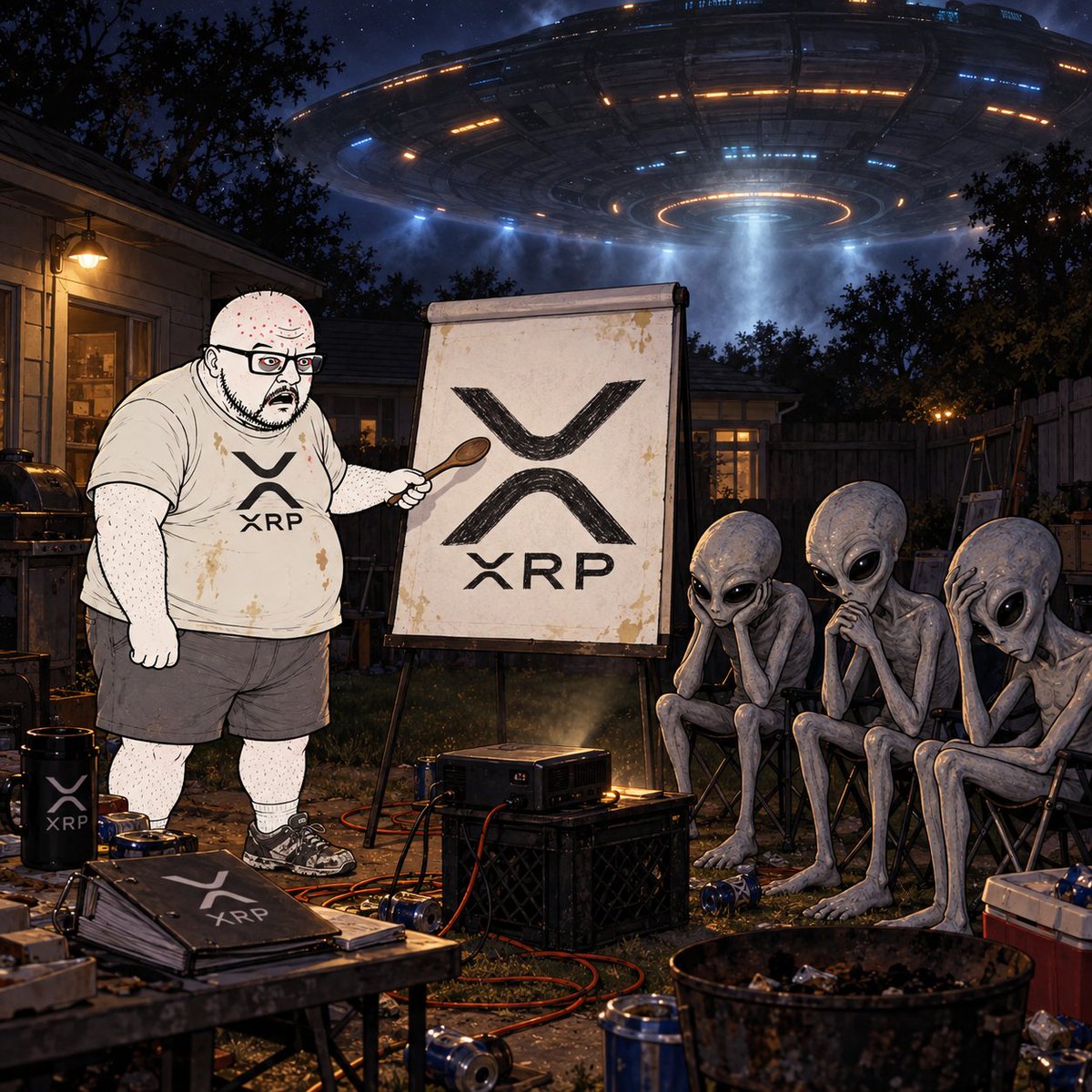 densePPpoo's tweet photo. they asked $UNC to take them to his leader. he opened the $XRP presentation. https://t.co/UVkBf39qTb