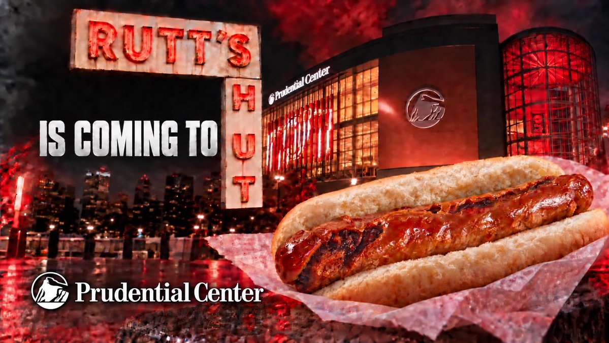 ACoronaNJD's tweet photo. A North Jersey icon is coming to The Rock.

RUTT'S HUT will open a stand inside Prudential Center (Section 15), bringing its legendary "Ripper" deep-fried hot dog to Devils games this season!

This is a massive addition to the concession lineup. #NJDevils https://t.co/Q0cAXSPWkc