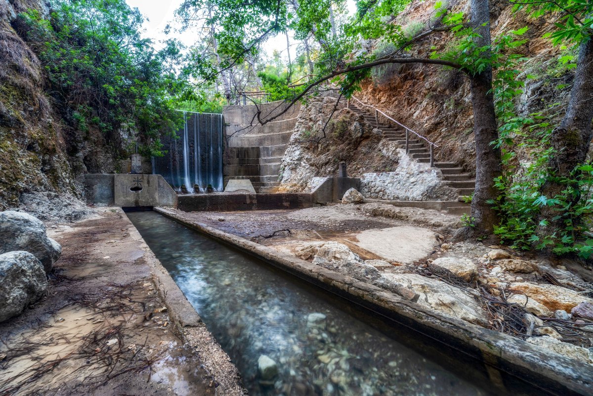 hellenicseason's tweet photo. Seven Springs is a beautiful natural oasis, about 30 kilometers from Rhodes Town, near the village of Kolymbia. 

The area gets its name from seven natural springs that flow year-round. The fresh water feeds a small lake, creating a cool and refreshing atmosphere 🌊 https://t.co/MYVf9yzI6j