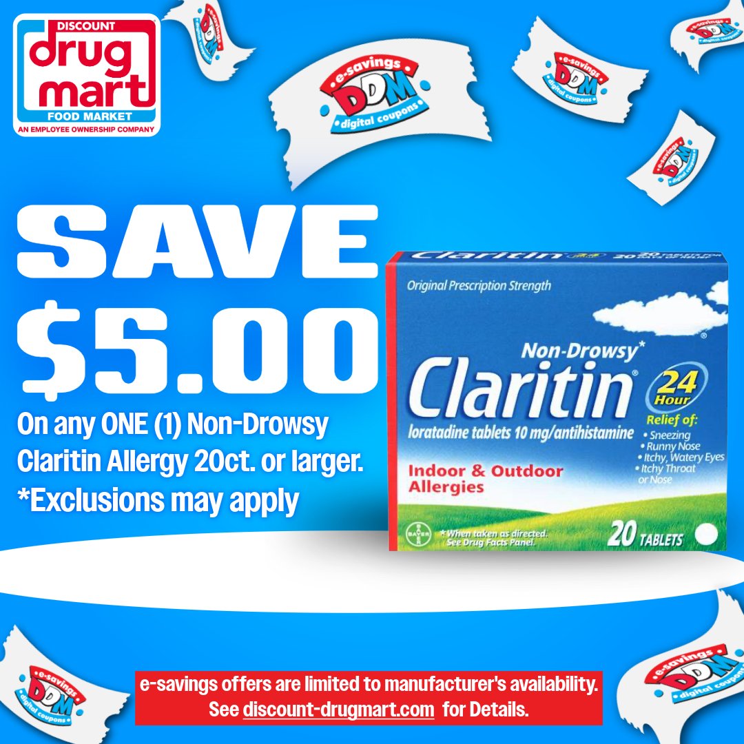 Drug_Mart's tweet photo. Have you clipped your e-coupons yet this week? All you have to do is "clip" the coupon & it automatically gets added to your Courtesy Plus Card!
Start saving here: https://t.co/TSO8iyH9iS
#DDM #ecoupons #savings https://t.co/aXEDEEkKZf