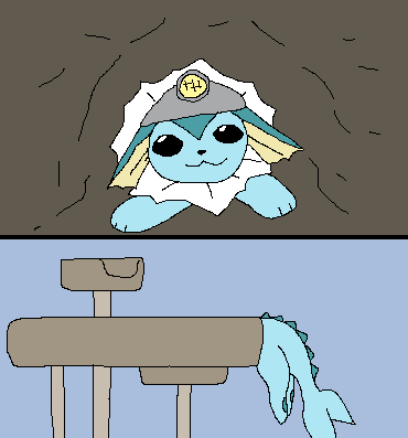 RoeRichard33476's tweet photo. Vaporeon cave diving https://t.co/lWvHh9ldnX