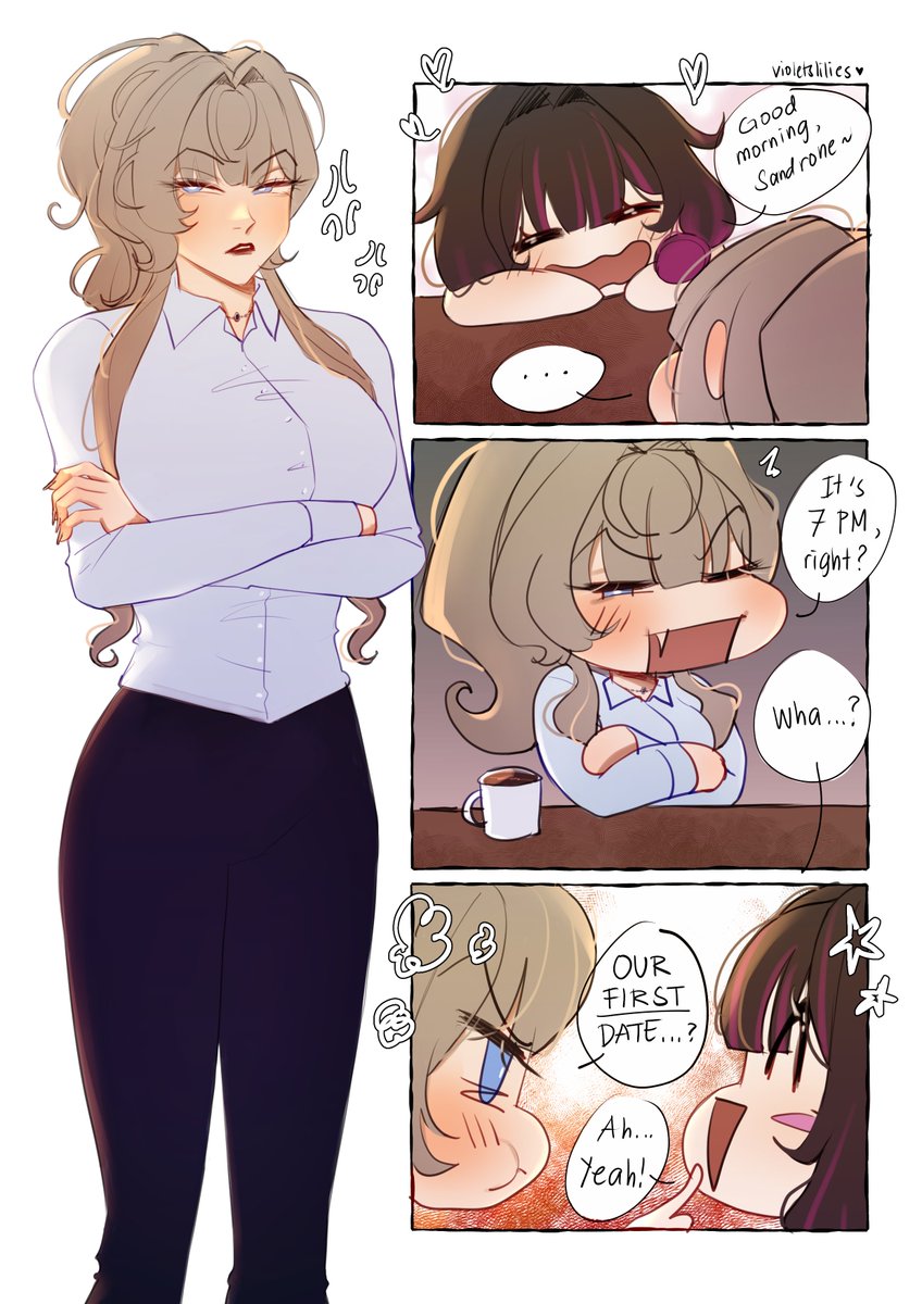 violetslilies's tweet photo. sandrone at work vs. sandrone off the clock
#sandbina (modern au) https://t.co/b3VC6tEdgk