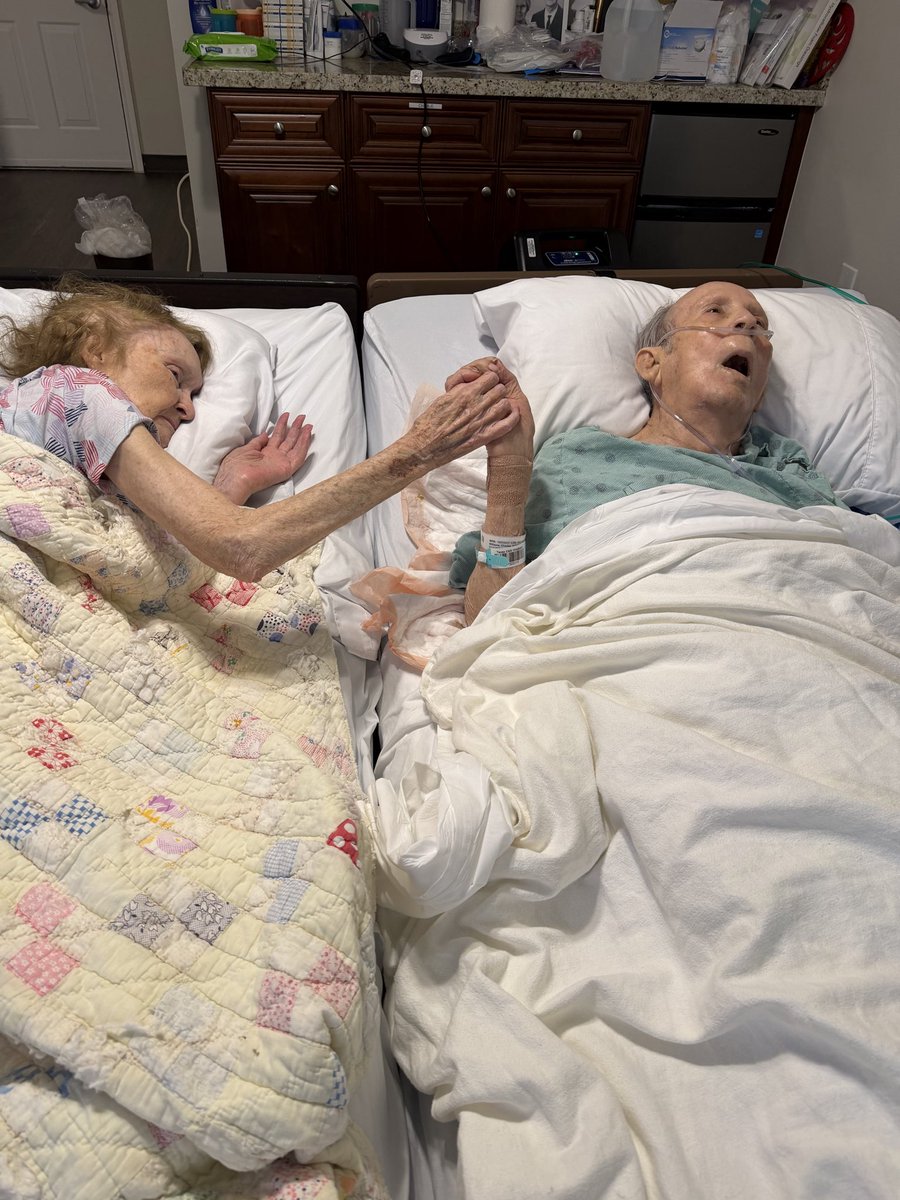 NFLCharean's tweet photo. My dad died Wednesday at 91. It’s never long enough. In his final hours, we took him from the hospital back to memory care so they could be together. Two months shy of 67 years of marriage. https://t.co/Cg1xN7Ne34