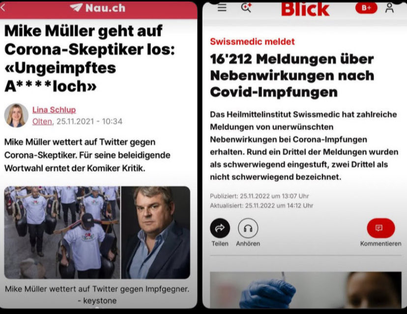 ChantalStadelm1's tweet photo. Schämt euch, @SRF @SRF ihr Lügenprotagonisten der heiligen Coronaimpfung des Grössen Impfskandales der #Medizingeschichte ! An euren Händen klebt Blut 🩸!
🚨Ehemalige WHO-Direktorin bricht ihr Schweigen zu
Impfschäden!
#AllisonInquiry🇨🇦
https://t.co/bkNkiH4TNP…
@mass_voll https://t.co/GhpCVpaHF3