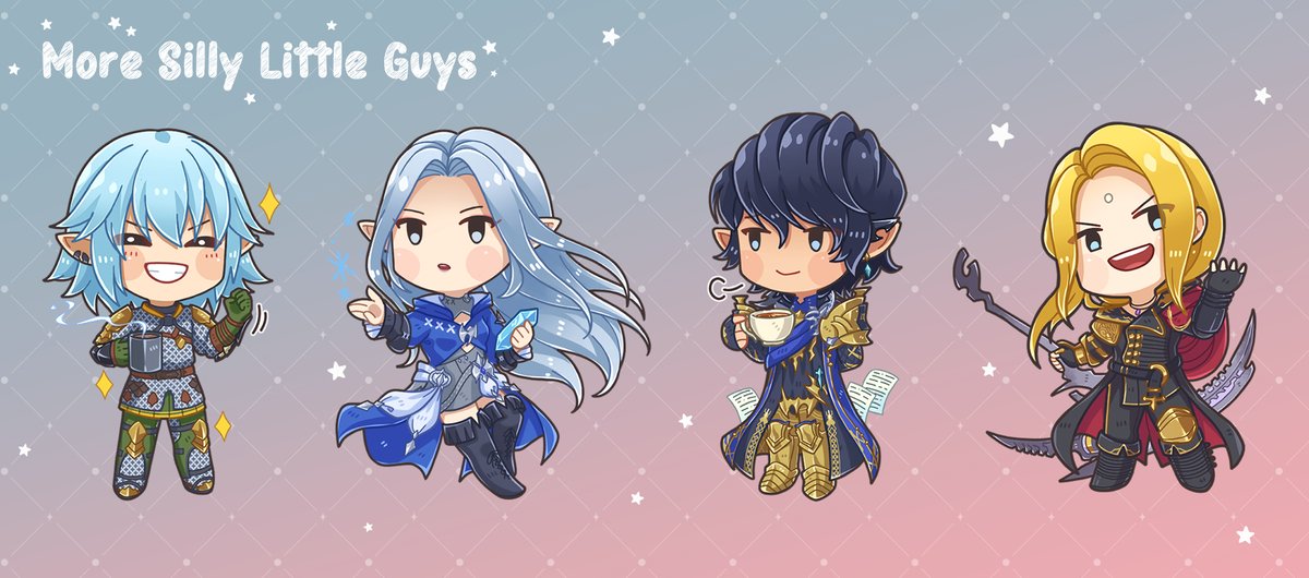 floatyskye's tweet photo. I really need to stop designing these little guys, I promise these are the last ones for the year #ffxiv #ff14 https://t.co/TSYss9Lx9S