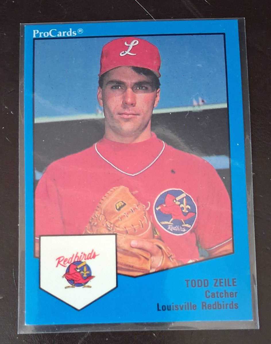 CPFJAYpt2's tweet photo. #RandomCardILove
1989 ProCards Minor League Team Sets #1267 Todd Zeile
Because 11 teams over 16 seasons.
Because Torre believed in him.
Because also a film producer and actor.
Because active in juvenile diabetes research charities.
Because #MiLB @JustinStirewalt
And more... https://t.co/iIHRd3LEUE