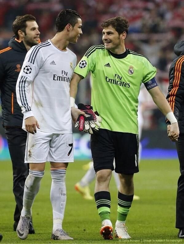 Trollkickoff's tweet photo. 🚨🗣️ 🇪🇸 Iker Casillas on how they trolled Cristiano Ronaldo for not being a World Cup winner:

“Yes. We always teased him because we were world champions and he wasn’t.

When he came into the dressing room and talked about scoring goals, we would say, ‘Yes, but look at this trophy.’

Sometimes people would send me photos to sign, and I would leave a photo of myself with the World Cup on his seat.

Then he would say, ‘Ah yes, but I have four Ballon d’Ors.’

And I would say, ‘Tell me, wouldn’t you trade those four Ballon d’Ors for being world champion?’

He would say, ‘Well, well…’

And he would always end up annoyed.” 😂🏆🐐