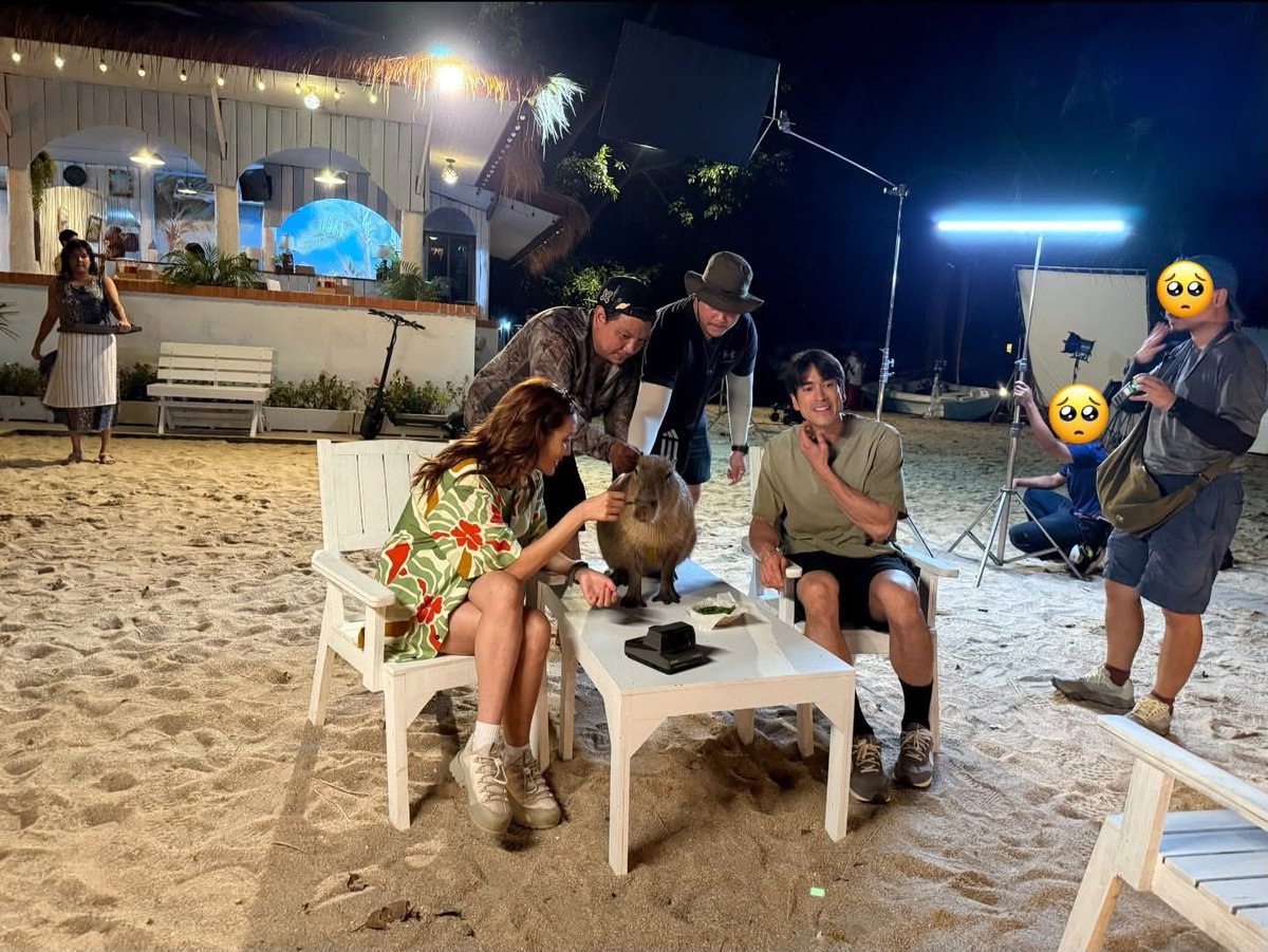 hourlyminniee's tweet photo. behind the scenes of henry’s first dates https://t.co/Nto8w0DHYV