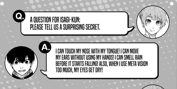Arieslikesbllk's tweet photo. Isagi waited for all his life to answer this question 😭 https://t.co/x8ZKv1eCDl