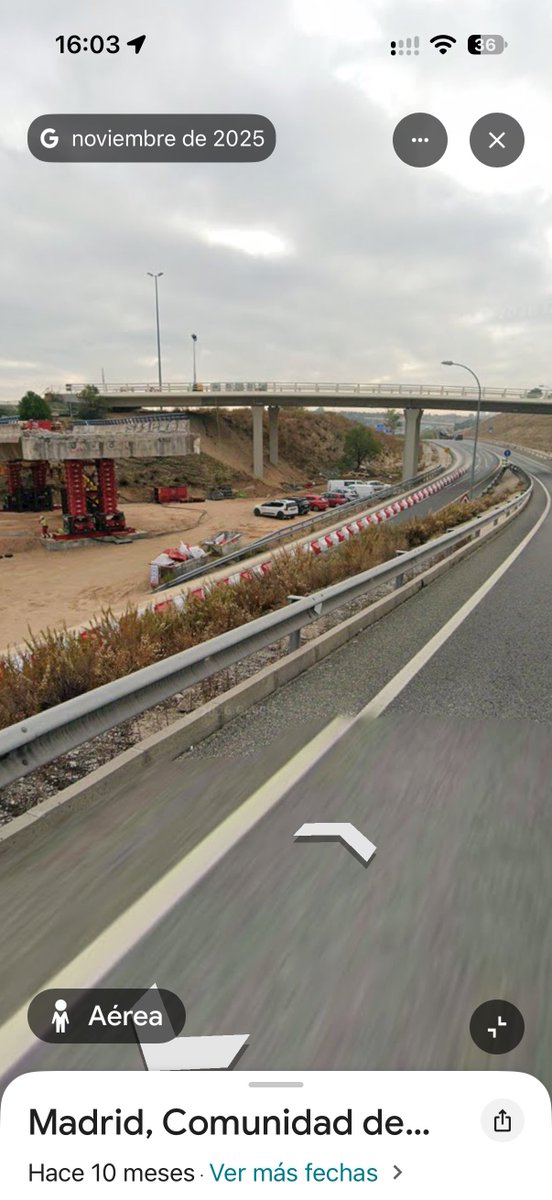 pinshos's tweet photo. Hola @fomentogob @oscar_puente_ @MADRID ¿Que ha pasado con las obras del puente que une Sanchinarro con la M40? Ya no se ve maquinaria ni nadie trabajando. https://t.co/8TkYKyptAu