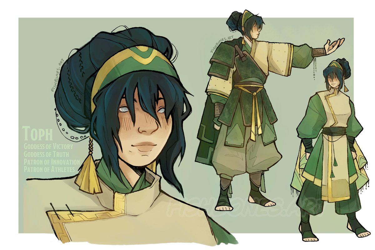 FishbonesArtt's tweet photo. Alternate identities ✨️✨️ More of my God AU

#atla #toph #tophbeifong https://t.co/udKMfE3go9
