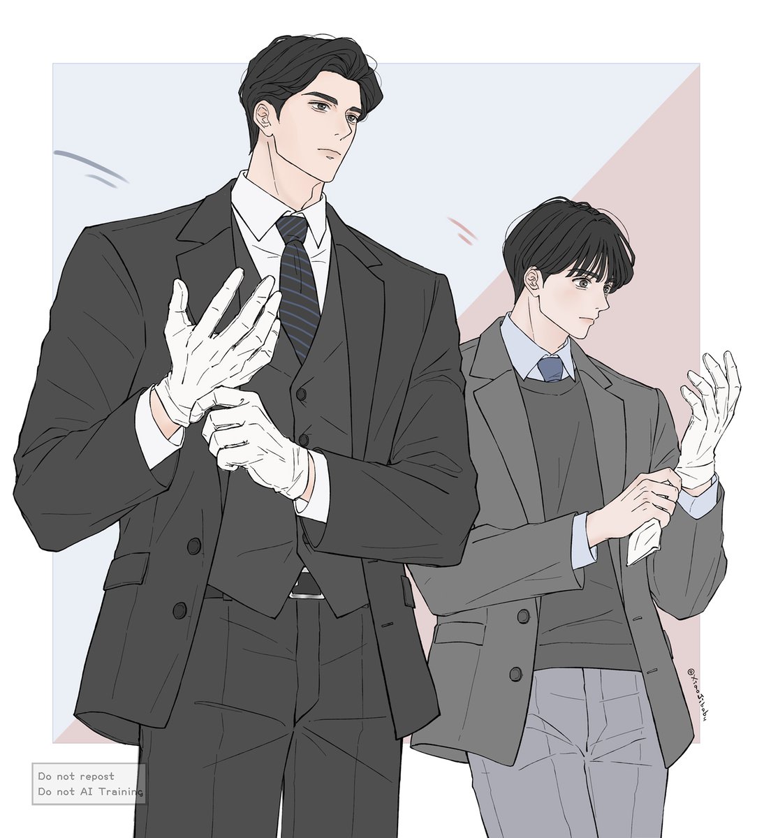 xiaojibabu's tweet photo. 現場工作的小日常👀💓

#검사실의제안 #TheProsecutorsProposal #BL #檢察官的提案 #김윤식 #박시우 https://t.co/s27utqk23C