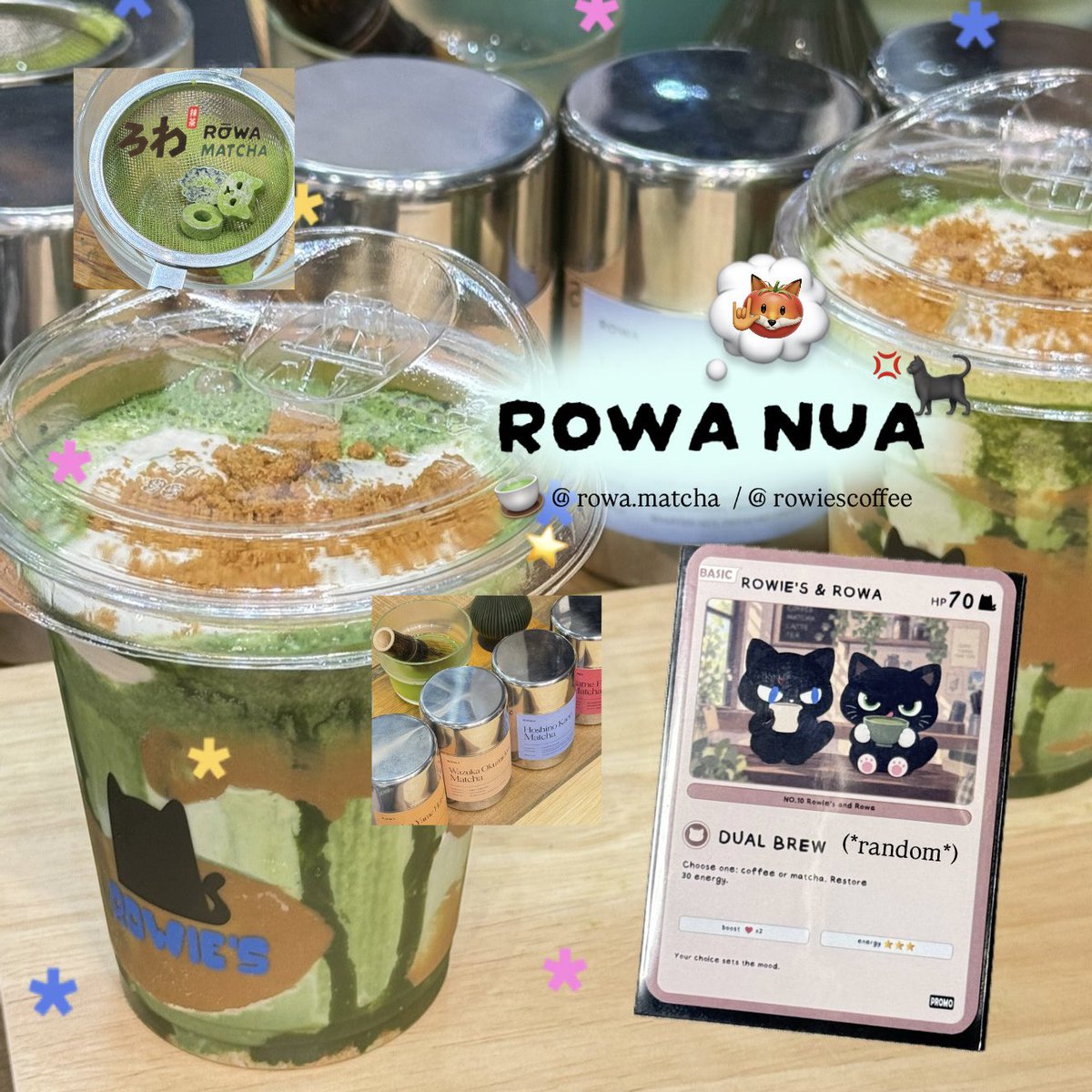 _mraxkdngrlg's tweet photo. — 🐈⬛🍵 #rowamatcha
by #rowiescoffee #fforce_
รีวิวจากใจคนที่ปกติไม่กินชาเขียวเลย แต่ลองเพราะเชื่อใจรสชาติ+แรงคิดถึงคุณ CEO🙂↕️
แล้วคือทำถึงมากก อร่อยนัวสมชื่อ หอม นัว หวานเล็กๆ🤏🏻 ถ้ากินโดนบิสคอฟด้วยโคสจาเริ่ดอ่าเตง y-y โอกาสหน้าจะลองเมนูอื่นอีกแน่นอนงับ✨ https://t.co/k2xhL62KjI