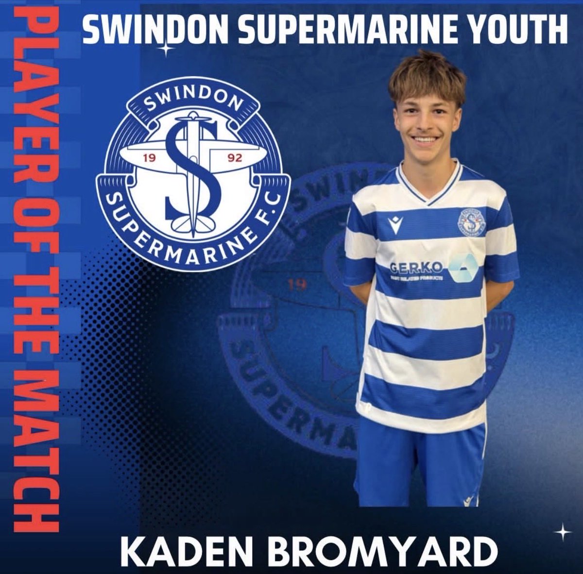 ssyfcunder13's tweet photo. ⭐ MAN OF THE MATCH: KADEN BROMYARD ⭐

A brilliant hat-trick—and a serious Goal of the Season contender—for Kaden in yesterday’s fixture against Barnstaple Town U18s! 🤯⚽🔥 #ssyfcWhat a performance! 👏
##ManOfTheMatch #HatTrick #GoalOfTheSeason #GrassrootsFootball https://t.co/FxuJhmqGLg