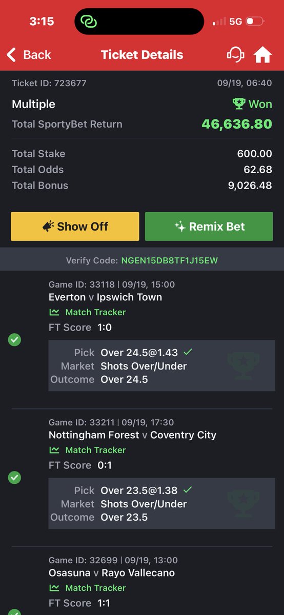 crestingking's tweet photo. Cashout done and dusted @Akinztipz …. Yesterday’s game https://t.co/71r0vjhGmO