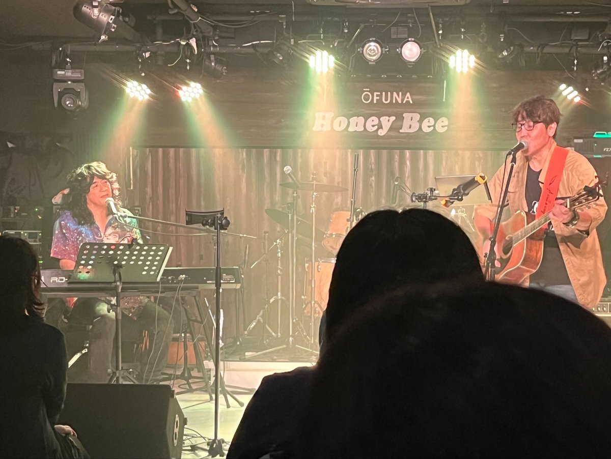 yoshikifukuyama's tweet photo. W-ＦUKUYAMA大船Honey Bee
 台風の中来てくれてありがとうございました！
みんな無事帰れたか心配です。
短いツアーでしたがめちゃめちゃ楽しかった。
ダブ福でしかできない世界がある。
来年は10周年。どうぞよろしくお願いします！

写真いっぱい送ってくださいねー！
DIARYには曲順だけ書いておきました。