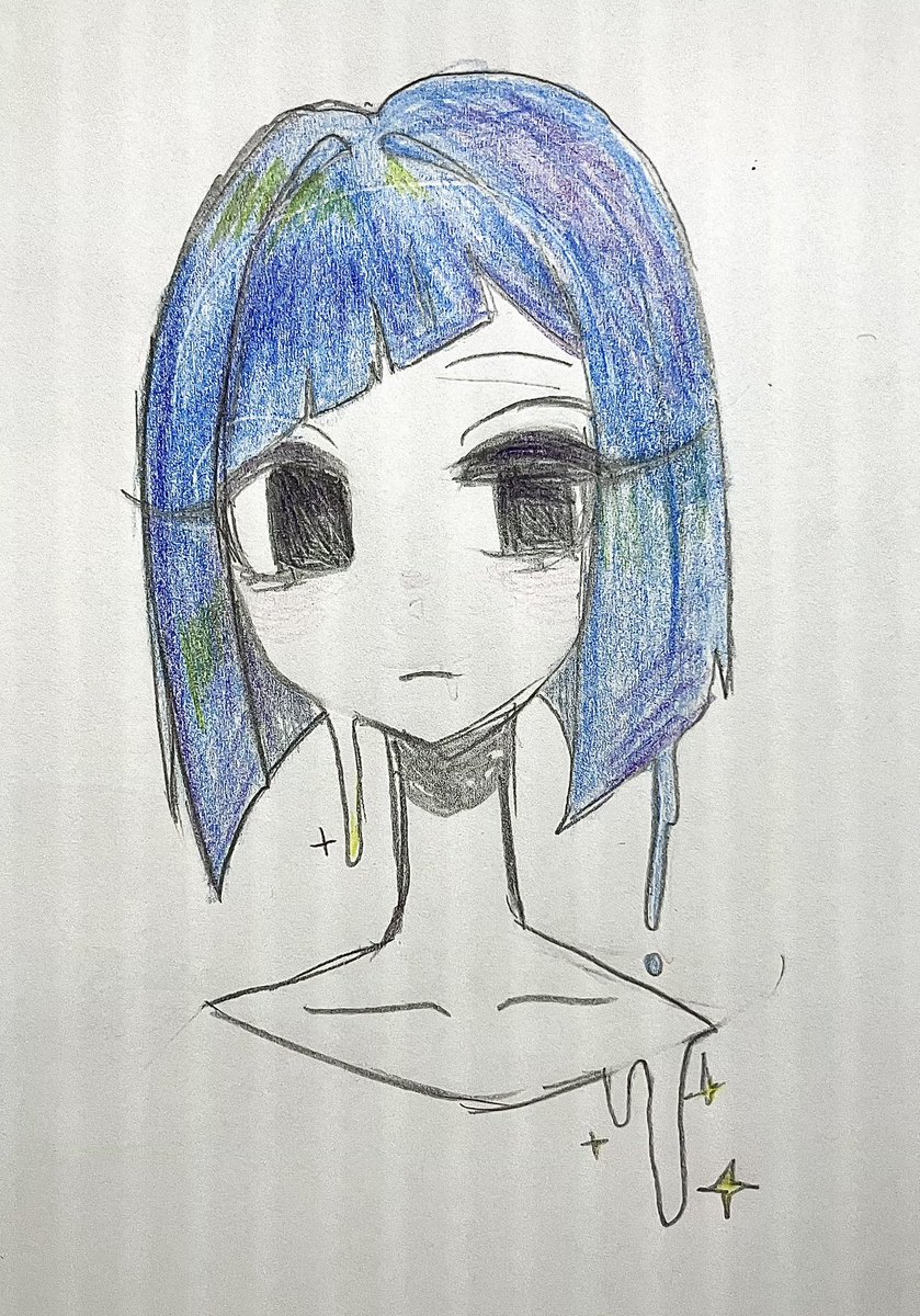 KDQ1UhCjlHUo1a2's tweet photo. スランプだから気分転換に絵柄変えてみた
バグでなんか線（？）ついてるなぜ？？😭

#OC
#絵描きさんと繋がりたい https://t.co/8qukjFEa3z