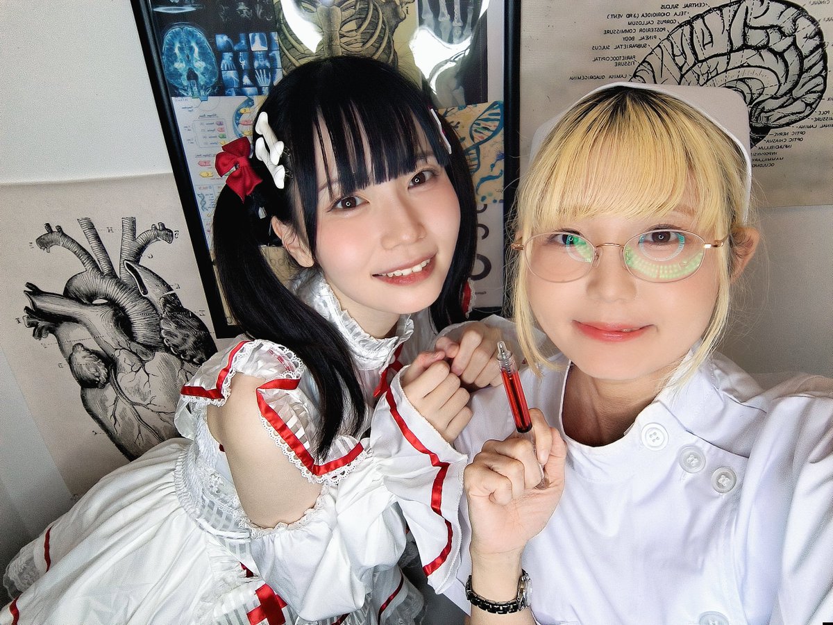 rinrin_char's tweet photo. 本日はかぐやさんBDイベントにご帰宅ありがとうございました🌙

ちょっと早いですが、かぐやさんお誕生日おめでとうございます！
クリニックぽい内装やかぐやさんのお衣装めちゃ良かったですね♡

(ミニ写真集の私もチェックしていただけましたか？🤭)

また来週おります！
ご帰宅お待ちしております♡ https://t.co/4HL4S2MNga