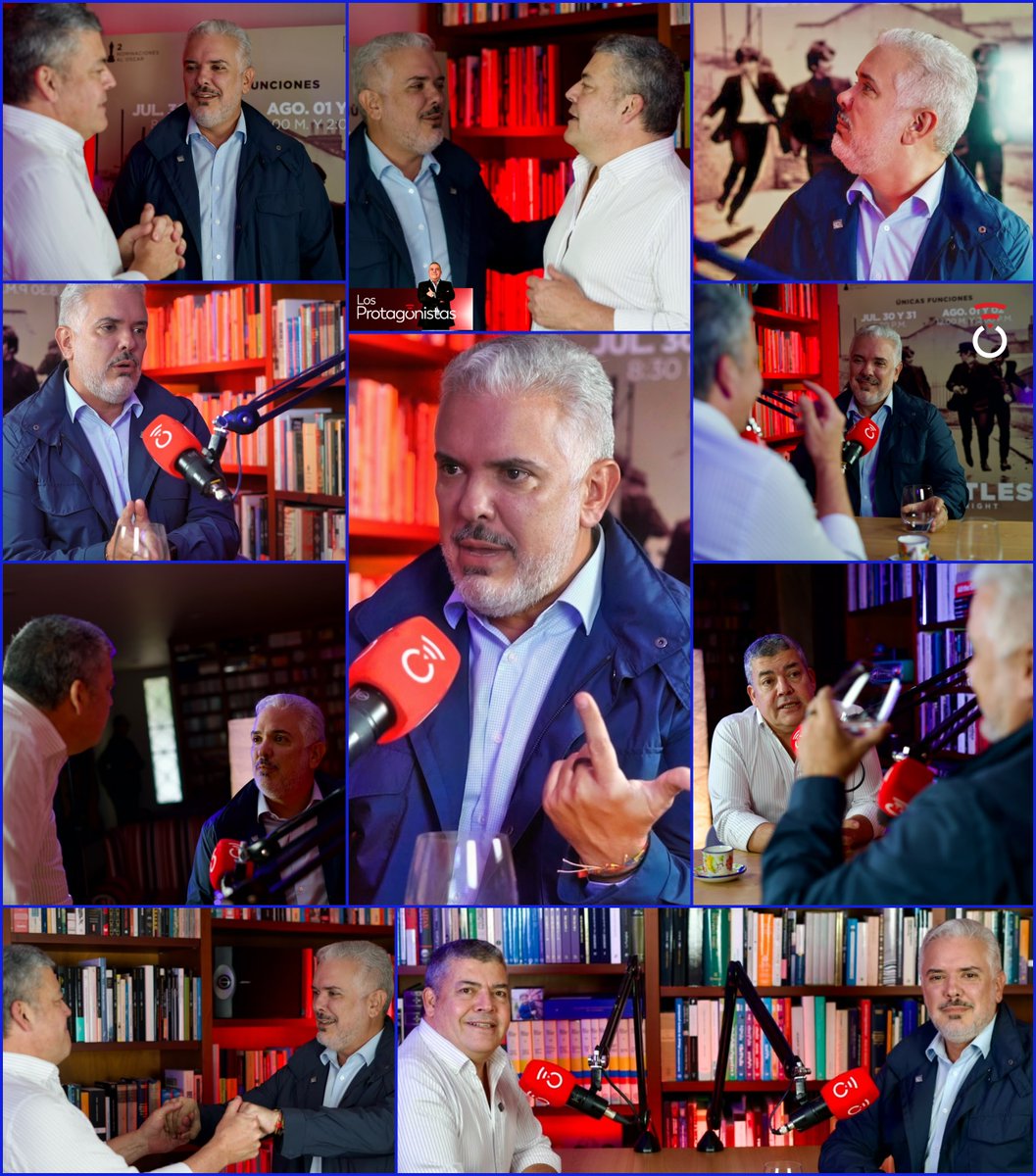 gusgomez1701's tweet photo. Hoy domingo, 11:30 de la mañana, una conversación con el expresidente @IvanDuque en #LosProtagonistas de @CaracolRadio. Su posición frente a las crisis que enfrenta el país, la dura situación fiscal y de recursos, el balance del primer mes del presidente De La Espriella, sus diferencias con Juan Manuel Santos en la paz, los enfrentamientos con Gustavo Petro, la necesidad de que el gobierno tenga una agenda fuerte en el Congreso y su vida privada como expresidente: la familia, la lectura, la música, la oratoria y las actividades que le permiten mantener serenidad en medio del “ruido” de la vida diaria. También a las 11:30, versión extendida de la charla en el canal de YouTube de Caracol Radio.