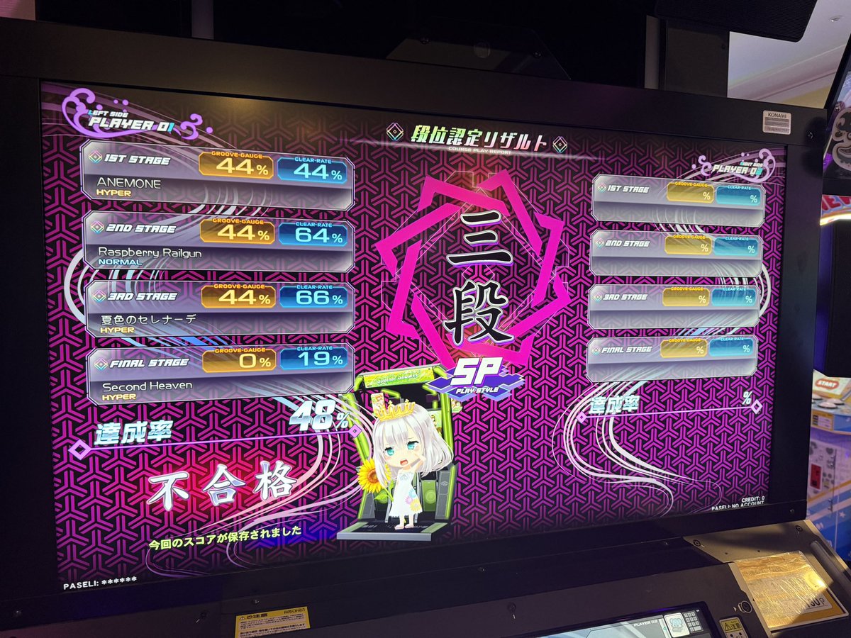 milkysoftcandy's tweet photo. 三段の女になれませんでした。しょぼん。 https://t.co/7XUR3Hn3dW
