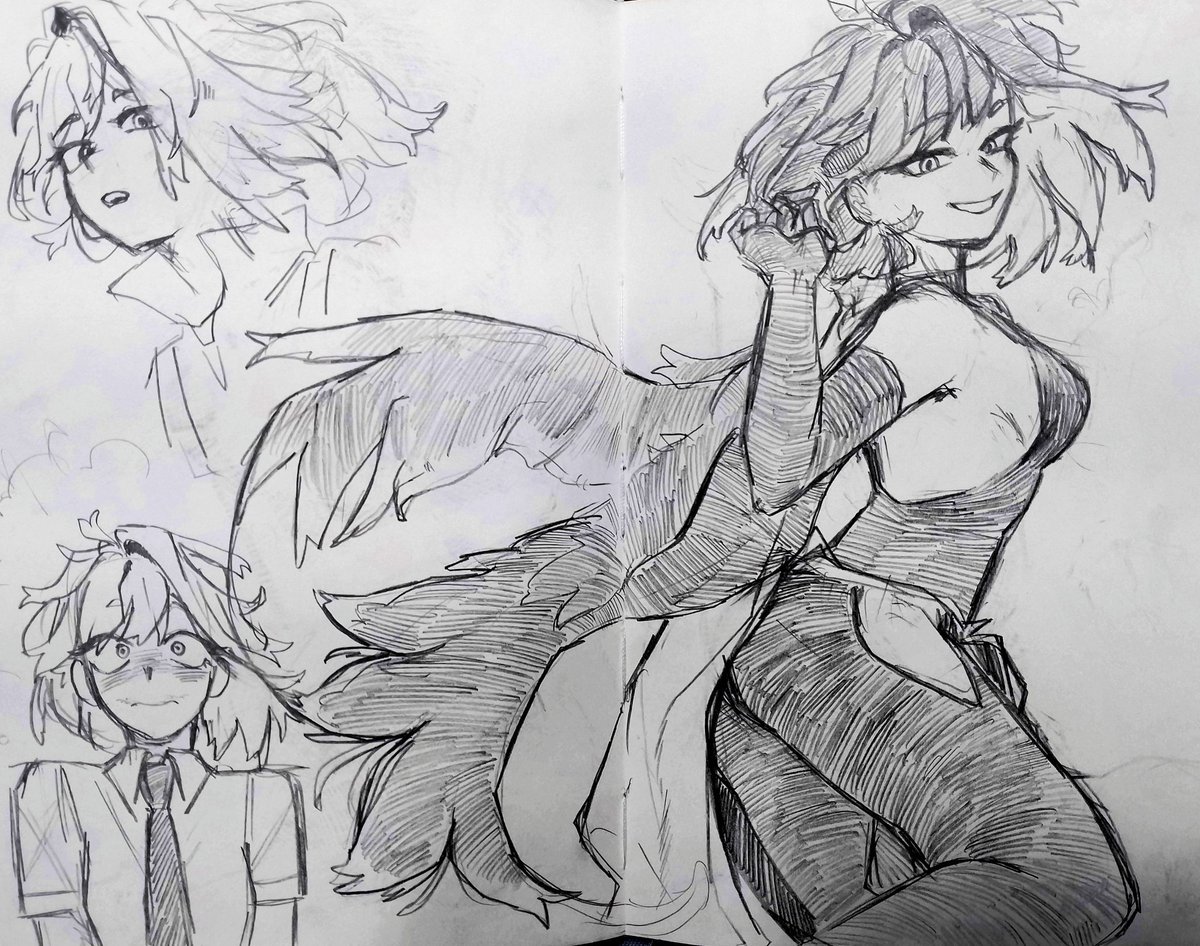 Nyceroni_'s tweet photo. This was my last traditional art before reading WHA https://t.co/lJ1poGZzlh