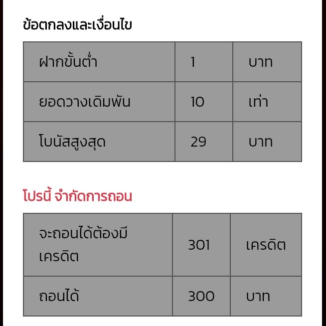 Wanidarbb1988's tweet photo. 🔥 โปรกลับมาเล่น Rich36 🔥

🎁 ฝาก 1 รับฟรี 30 บาท
💰 ถอนได้สูงสุด 300 บาท
🔄 เทิร์น 10 เท่า
🎮 เล่นได้ทุกอย่าง

📌 ฝาก 1 บาท → กดรับเองหน้าเว็บได้เลย
👤 1 ยูส รับได้ 1 ครั้งเท่านั้น
⏰ เปิดรับ 12:00–00:00 น.

สมัคร : https://t.co/rPRSB6nfSs https://t.co/40GGj07iW0