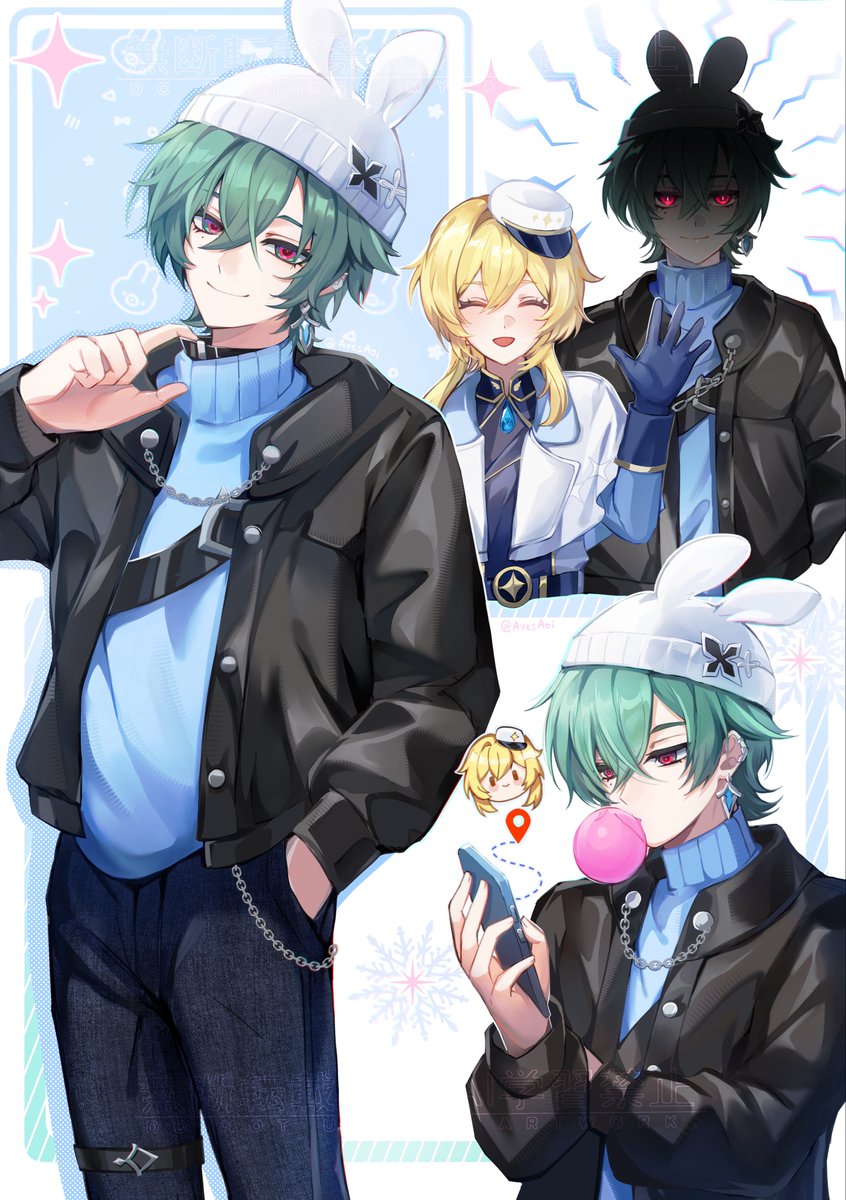 avesaoi's tweet photo. #Lohen Boy friend material AU belike : 🤔 #Genshinimpact https://t.co/ftODr28PFP