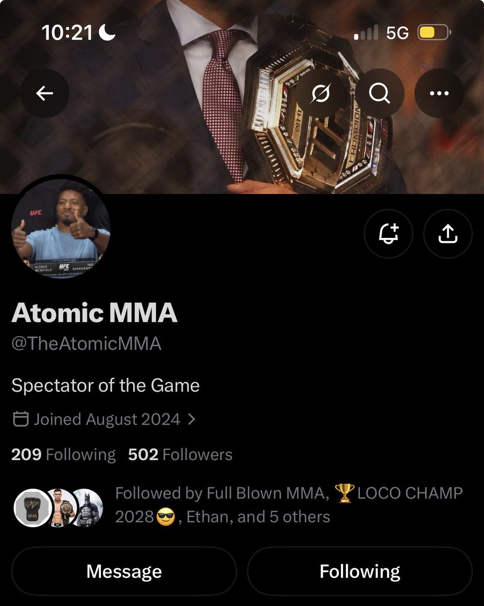realDannyBoyMMA's tweet photo. Im officially ending my grudge with @TheAtomicMMA, I’ve beefed with him for hating on my goats but bro is chill https://t.co/H01QIrplg4