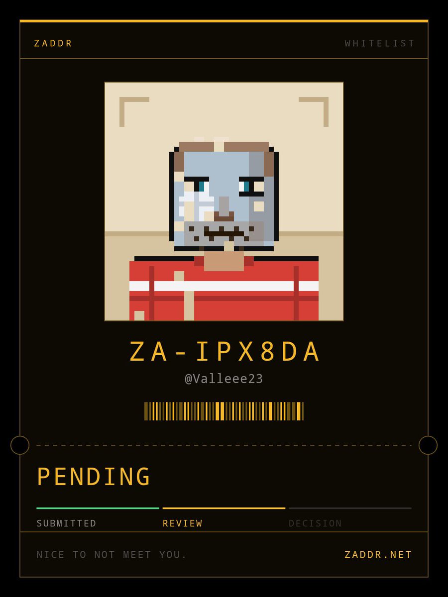 Valleee23's tweet photo. still waiting and waiting i hope @zaddrnet approved me 😀 https://t.co/VdwOIezvYD