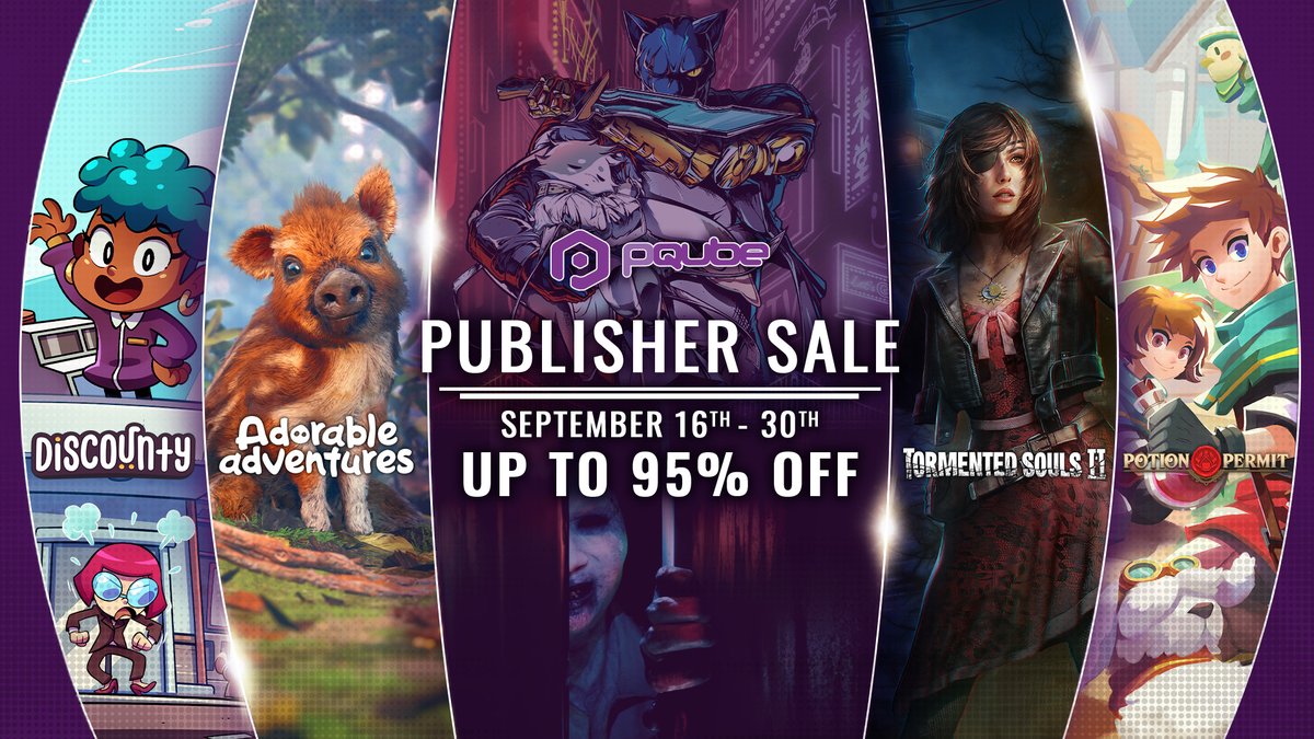 PQubeGames's tweet photo. 🚨 A selection of games leave our 17th Anniversary Steam Publisher Sale tomorrow! 🚨

Don't miss your chance to grab them before they're gone. 👀

Pick up your next game today: https://t.co/M4AWIraIpX https://t.co/3G0tB2Ut0j