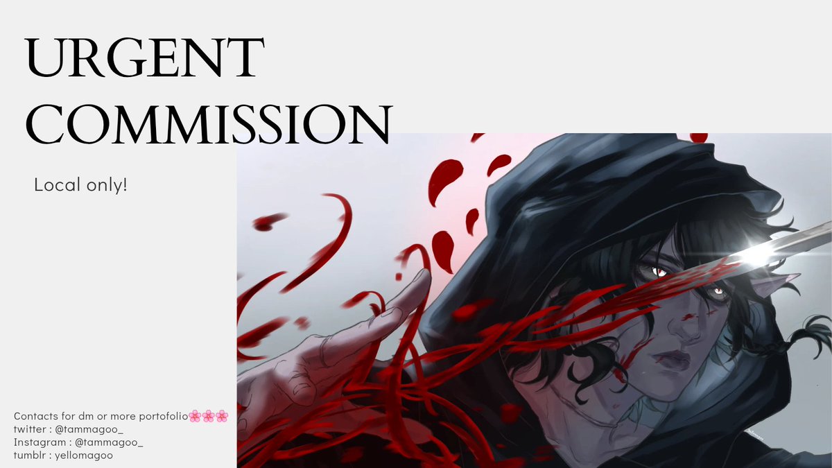 tammagoo_'s tweet photo. <💙 and RT are very appreciated!>
URGENT COMMISSION OPEN (local only) 
Lagi BU banget guys buat kebutuhan hidup 🥺🙏

Halooo, aku buka komis 4 slot dadakan dengan art style seperti contoh dibawah!🙌 Kalau ada yang tertarik, please dm me! ^^🌸
#opencommission #artistindonesia https://t.co/CEsQCbcEv1