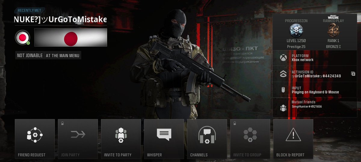 otipap's tweet photo. @Activision @ATVIAssist dude is cheating spawning in nukes, handle it. https://t.co/cGOZnRCrxJ