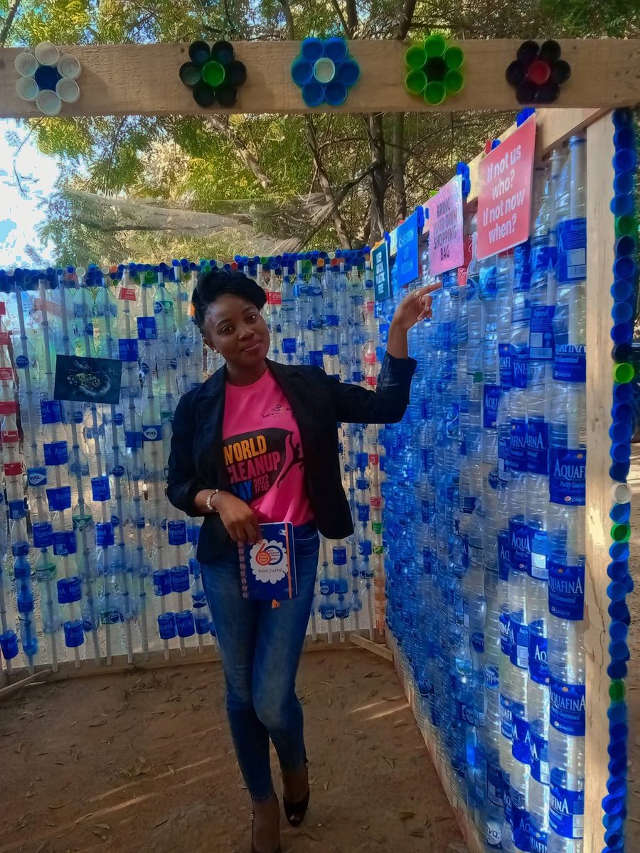 leticianweke's tweet photo. World Cleanup Day! 🌍✨ Throwback to joining SESCI/Stop Don't Drop, SID-Care Global Network, @NLinNigeria &amp; @SwedeninNigeria to collect over 90kg of trash—repurposed into art sculptures! 🎨♻️
​Every action counts for a greener future. 🌱💚
​#WorldCleanupDay2026 #LetsDoItNigeria https://t.co/T2SHBY0gul