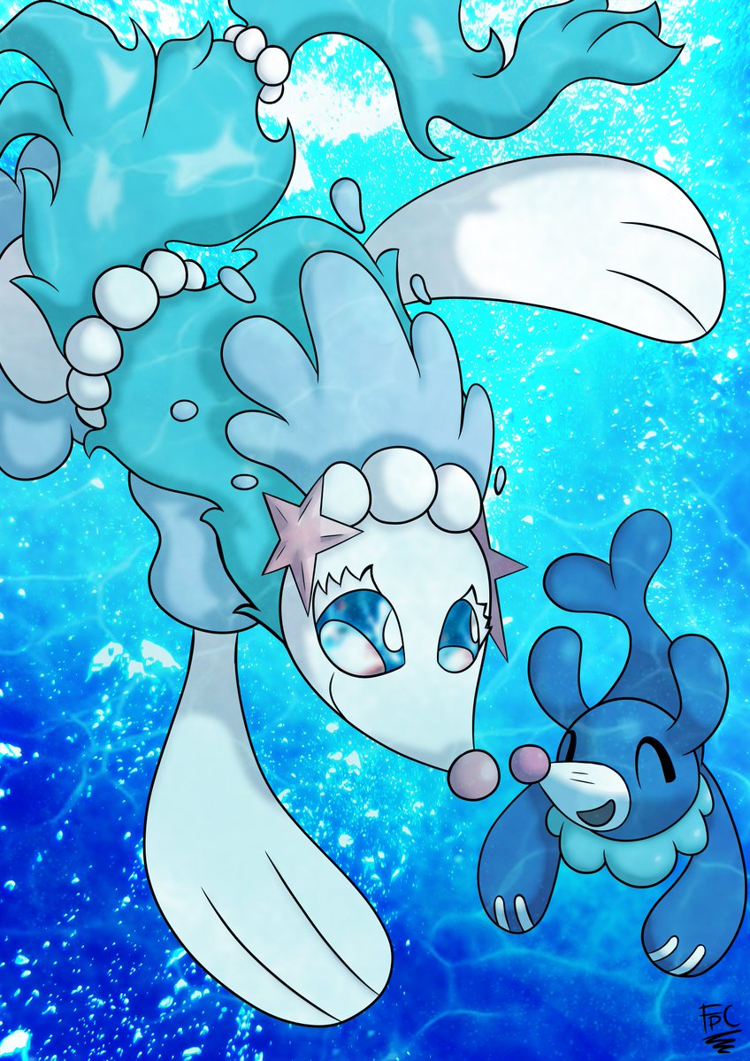 FloroPichuCat's tweet photo. Drew a poster with primarina and popplio for a friends birthday so I might aswell post it here.
#pokemon #pokemonfanart #doodle https://t.co/MmU7TwZeEH