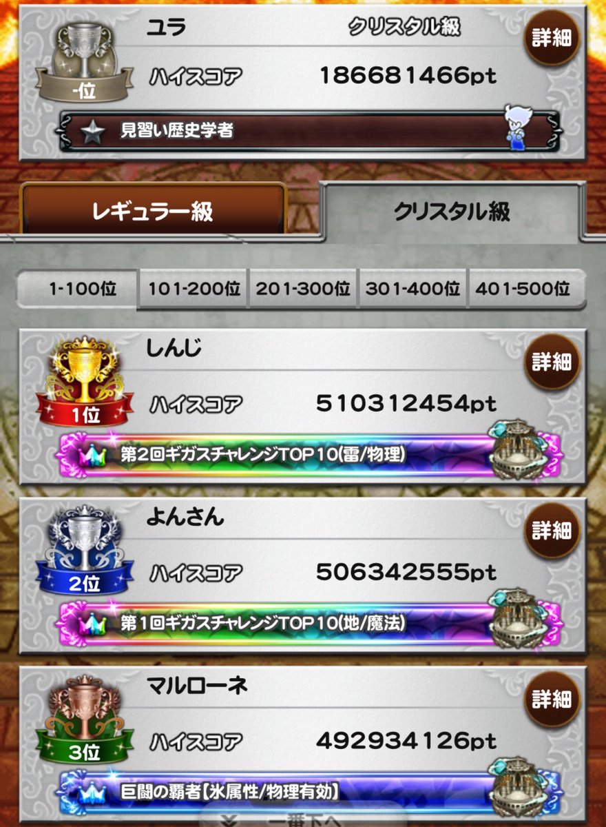 ffrkyula's tweet photo. ダメージグランプリ初回ʕ•̫͡•ʕ https://t.co/zSuO8k569T