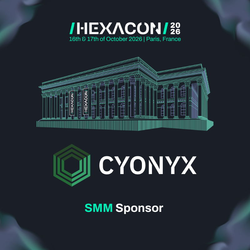hexacon_fr's tweet photo. A long time sponsor is coming back under a new name for Hexacon 2026 : 🔪➡️ CYONYX!  

CYONYX  is a cyber capabilities business unit within L3Harris Technologies  focused on advanced vulnerability research and the development of  mission-enabling cyber tools. https://t.co/4gbGryBU60