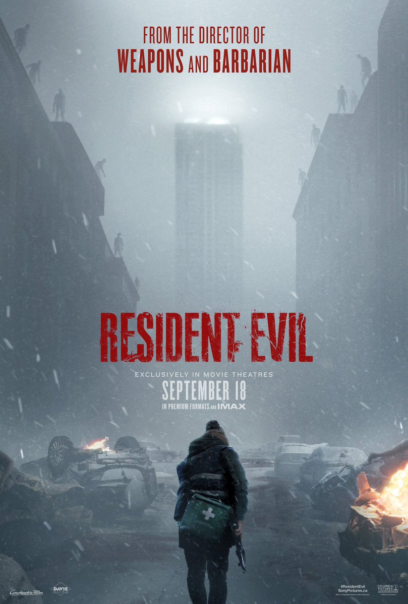 Kalshi_Film's tweet photo. Zach Cregger’s ‘RESIDENT EVIL’ has crossed $100M at the worldwide box office, beating industry expectations.

Still awaiting release in China and Japan, the film could finish with $450M–$500M+ worldwide and become the 4th highest-grossing video game movie ever. https://t.co/gqhFyiB7rg