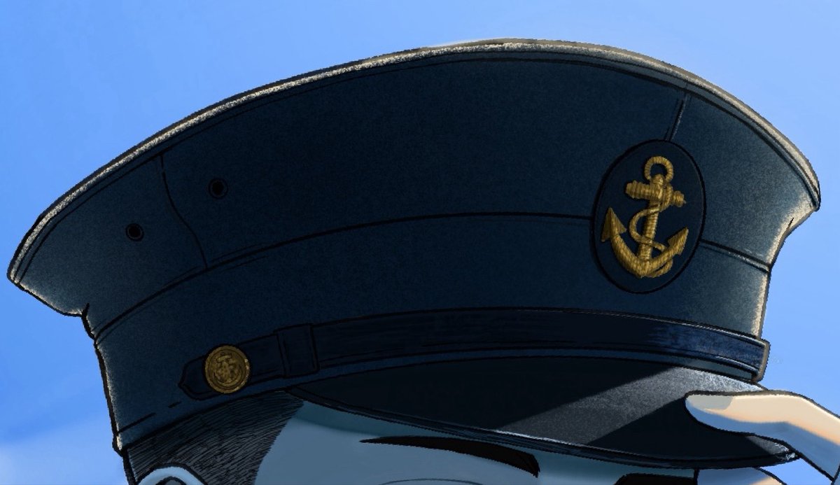 aia_oc_'s tweet photo. 潰れちゃってますが軍帽と襟章の素材感意識しました！ https://t.co/cz0u6UG4KE