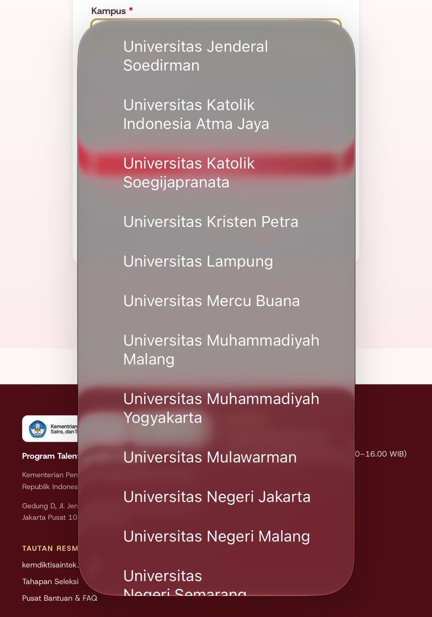 Kalimalangg's tweet photo. lagi lagi alumni kampus pinggiran yang tak terjamah manusia dan jauh dari hiruk pikuk perkotaan ini cuma bisa nyimak

btw ada kah alumni yang nerima email program TUNAS diluar dari daftar PTN &amp; PTS ini? https://t.co/bO7FNylsX7