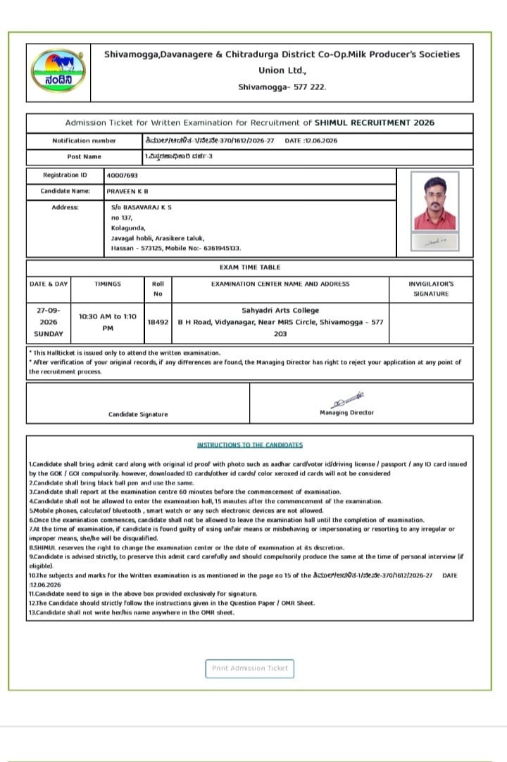 Pavankumariihr's tweet photo. @SumanthBT530120 Please go through some of these other examinations hall ticket of the candidates who are rightful and serious candidates preparing for competitive exams to secure their life. Each opportunity missed is an opportunity snatched from them in building their life. @KEA_karnataka https://t.co/eKR1ewRxM4