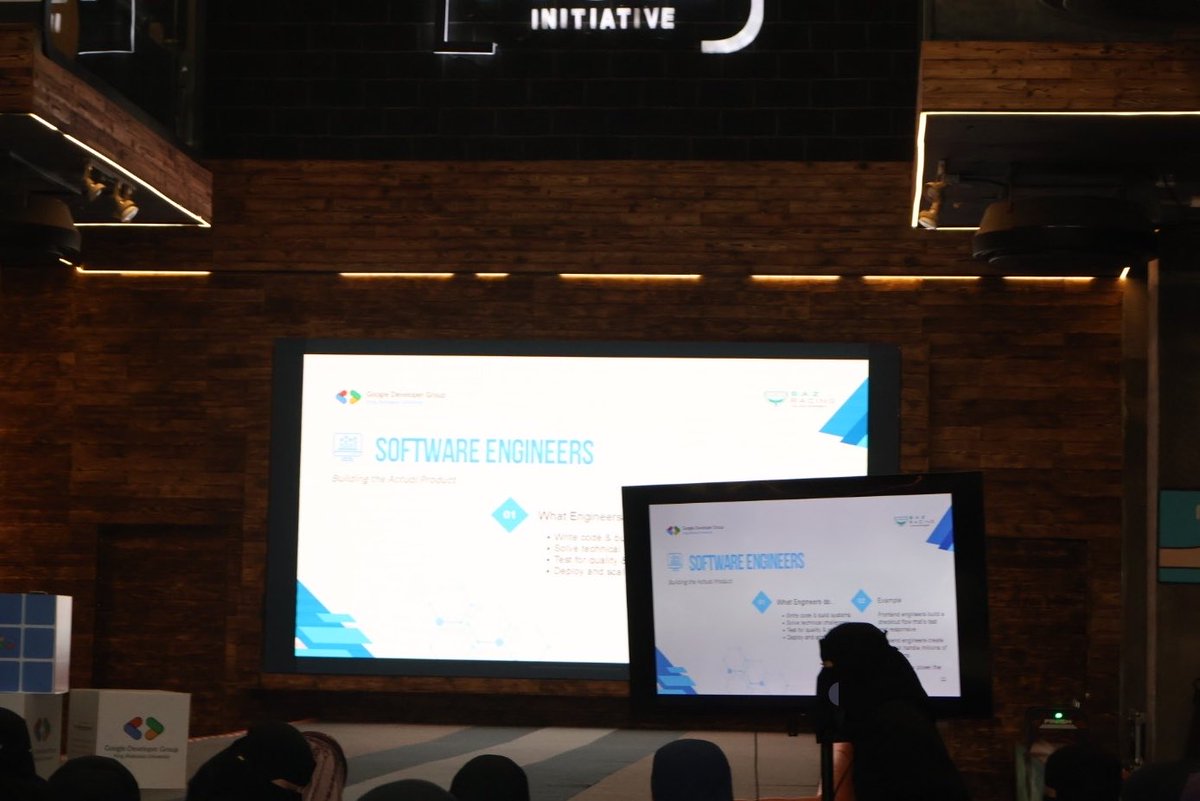 engihms's tweet photo. من أكثر ال takeaways اللي علقت ببالي خلال لقائنا ب سارة القشقري ضمن برنامج مسارات:

“Ideas are just ideas until software engineers bring them to life.”

وأنا بصفتي Software Engineer؟ موقنة إيقان تام بهذا الكلام🙂‍↕️

تشرفت بمعرفة سارة من الشخصيات اللي فعلًا تثري معرفتك✨ https://t.co/F7uRBBUv70
