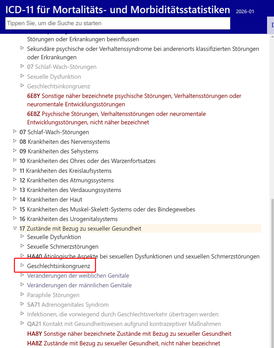 ERR_010101's tweet photo. @TurtleTerf @DennisMarcel25 Ist es nicht.
Sonst würde es im Abschnitt 6 bei psyschischen Störungen stehen - Tut es nicht.

Es steht in Abschnitt 17
https://t.co/g730wQ0lNF https://t.co/OjHPcQ3UgO