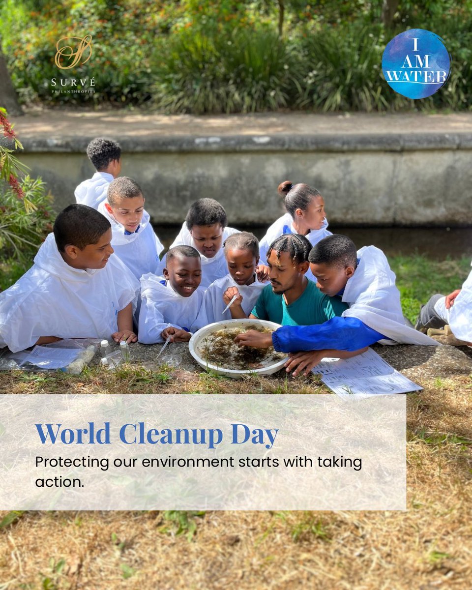 SurvePhil's tweet photo. This World Cleanup Day, we’re reminded that protecting our environment starts with taking action.
Through our partnership with I AM WATER, we support environmental education and inspire young people to protect our oceans.
#worldcleanupday #iamwater https://t.co/M9KtGzvK1s
