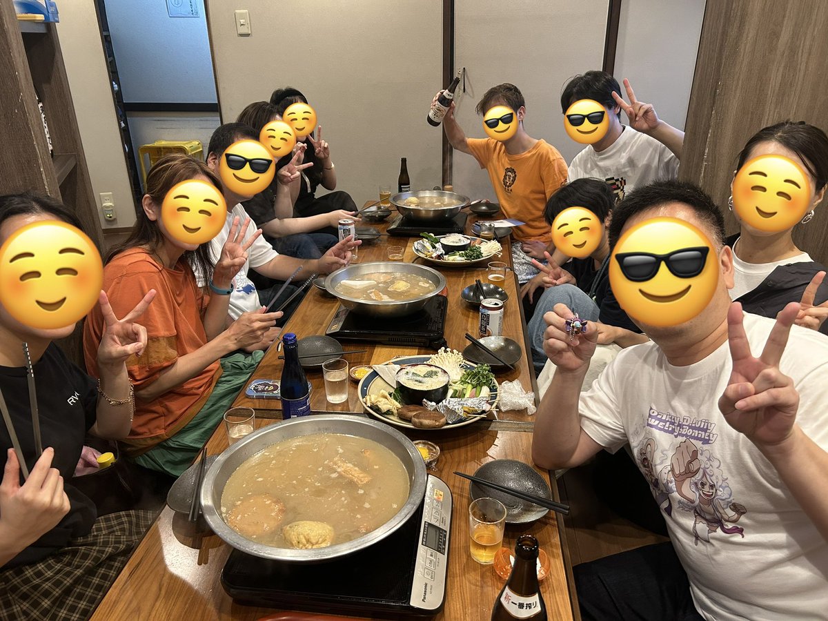 JT_SP_4's tweet photo. 今日はおでんイレブンの会🍢

実家のような個室空間でしっぽり5時間飲んでました🍺

どんちゃん騒ぎもいいけど、こうしてのんびり過ごすのも良き https://t.co/jRS90iReEs