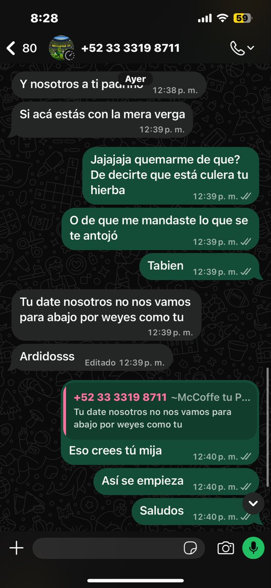 matirdz9's tweet photo. @MC7104 @caasi69096 Nosonratas?Jaja lo cagado es q el ardido es uno por qejarse d su servicio d la vrga,esperé 18 días pague 8k pa 1kiloGh+1kiloout,me mandaron 3 kilos regular q yo no fumo eso está culera esa calidad, ahí está cínicamente dice nose irán pa abajo por gente como nosotros q se queja https://t.co/mZHnq4PUVS